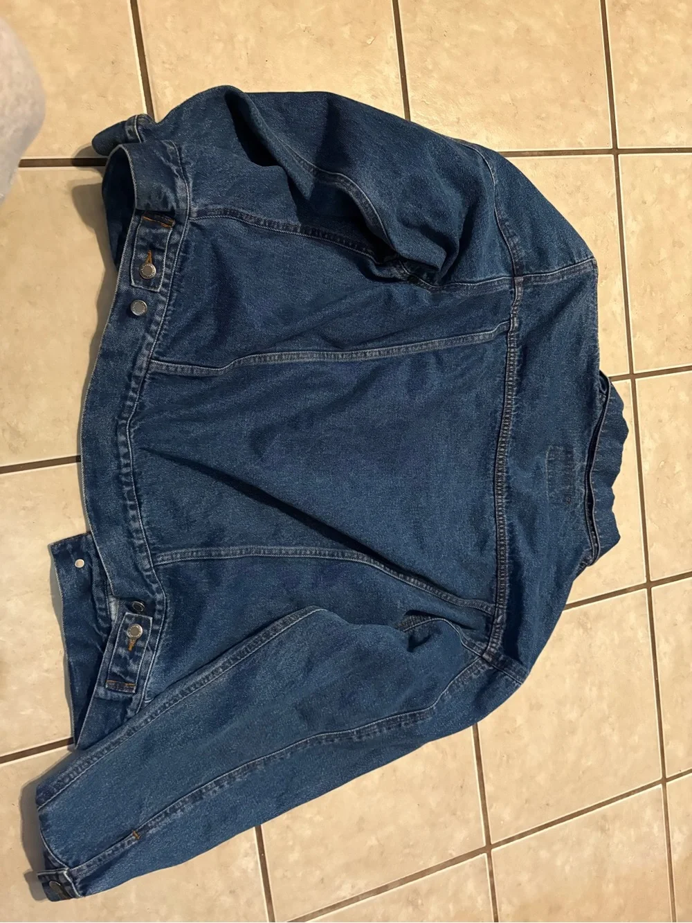 Vintage Wrangler Hero Jacket Large Blue Denim Jean Trucker Mens Y2k Western